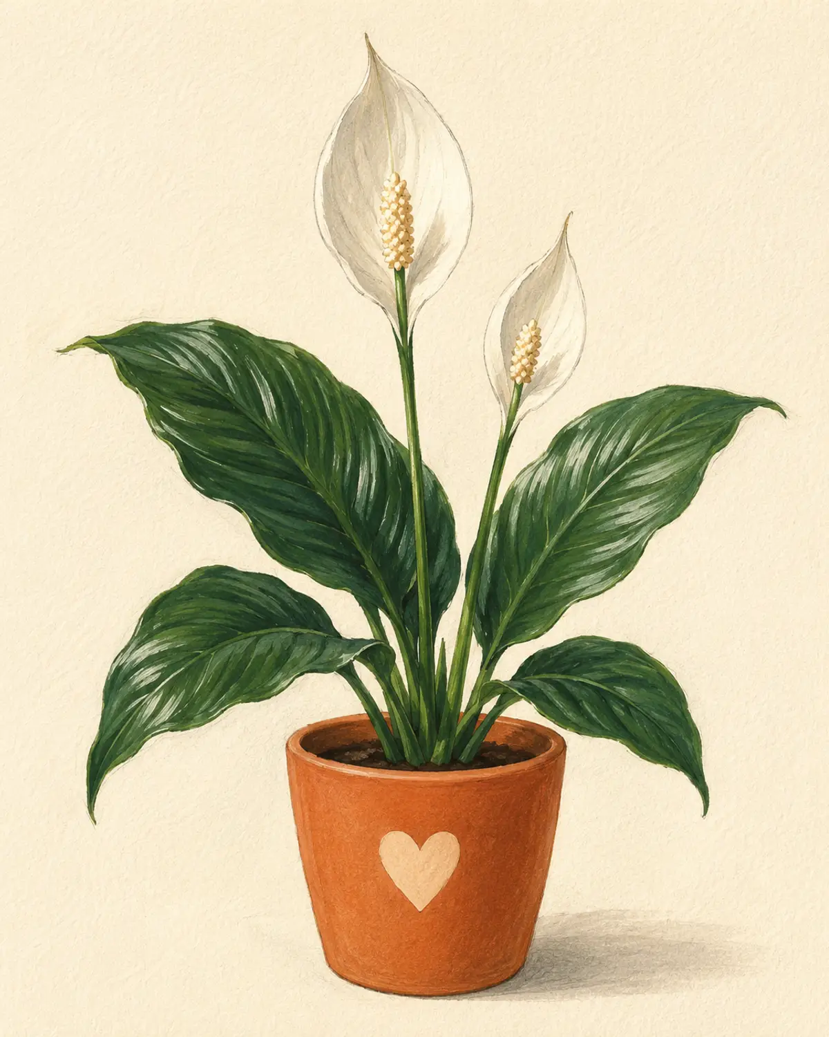 Illustration for About Spathiphyllum.