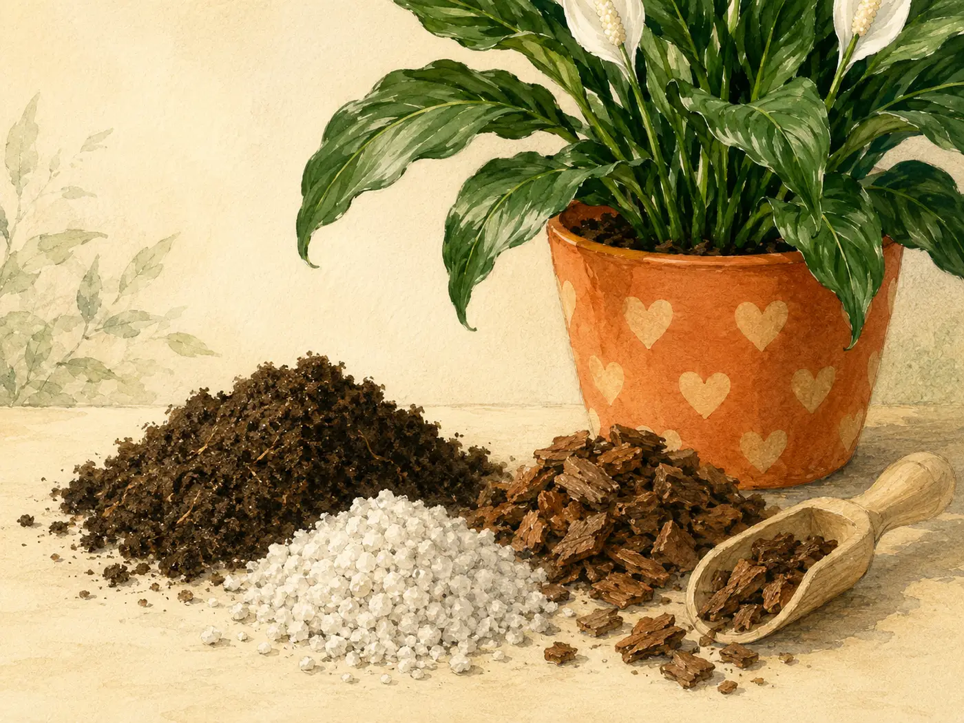 Illustration for The right soil drains in seconds.