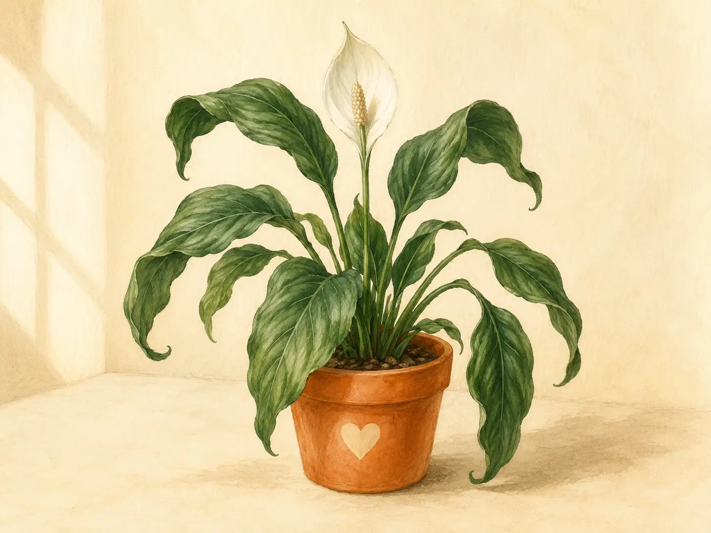 Illustration for Curling leaves: too hot, too cold, or too dry.