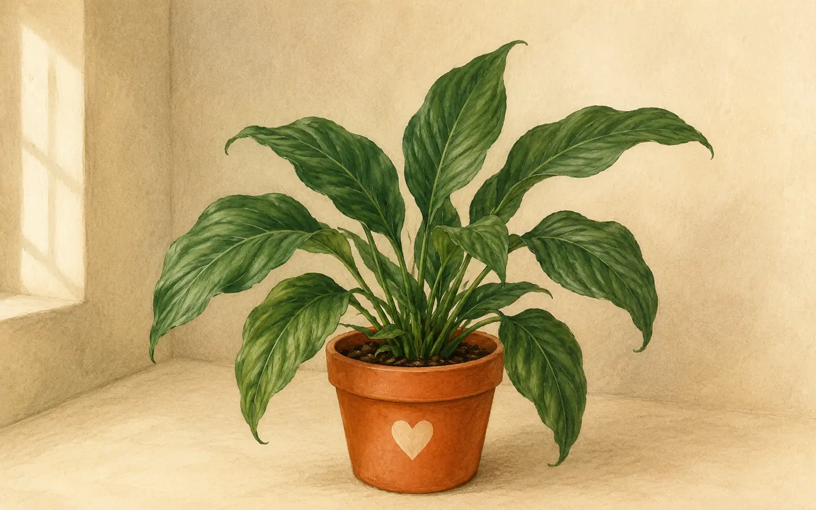 Illustration for Why won't my peace lily flower?.